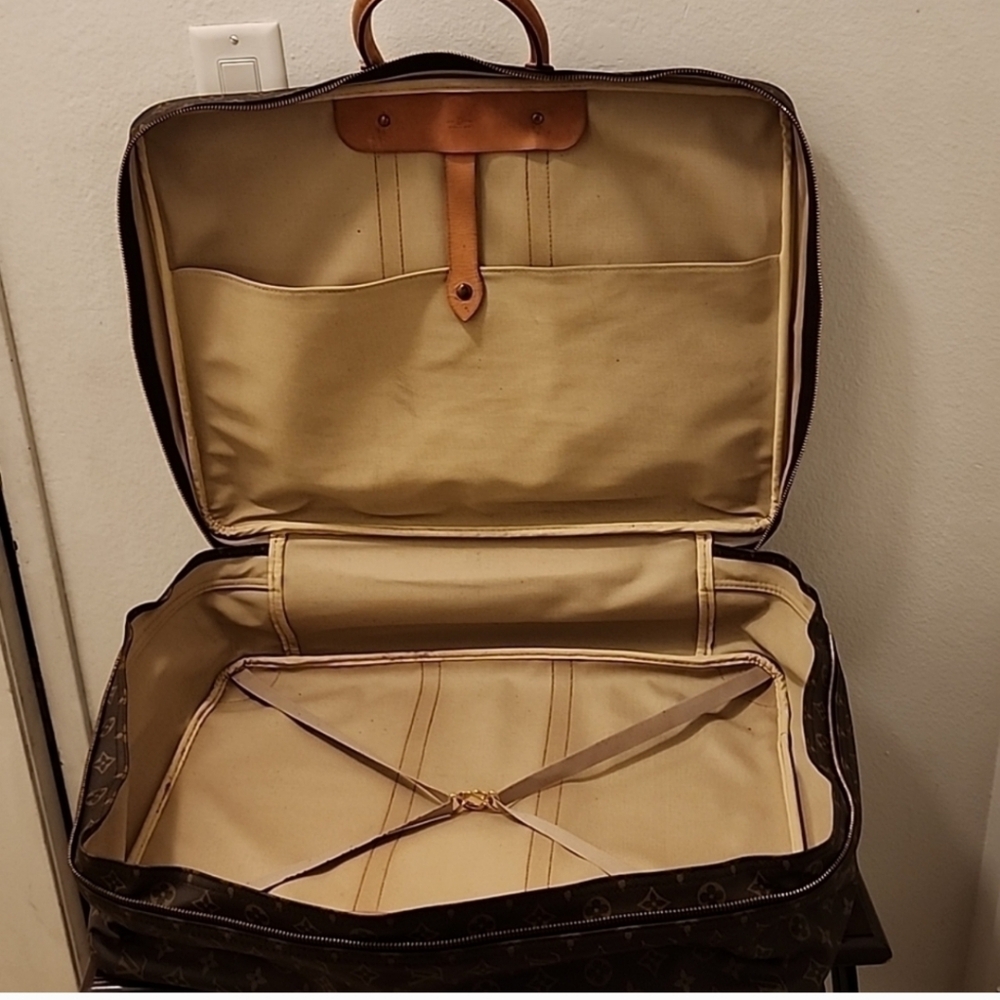 Louis Vuitton Brown Monogram Travel Bag-Authentic Sirius 55 Suitcase!! - Picture 13 of 16